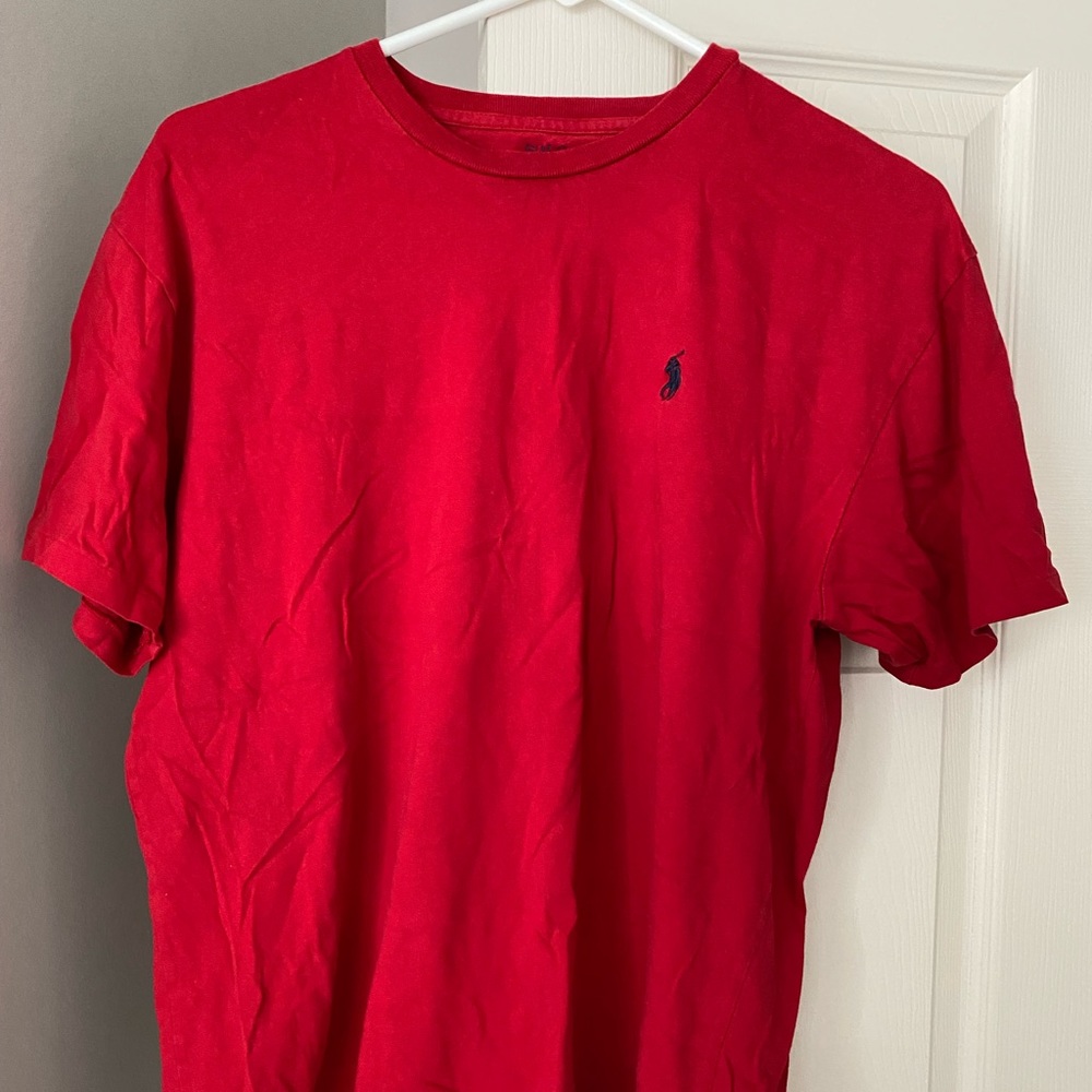 Red Polo T-Shirt- SIZE: MENS S